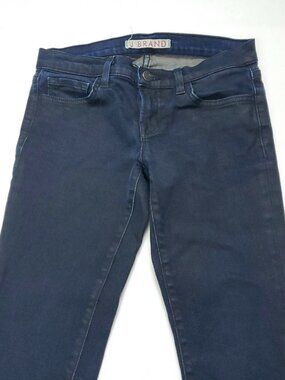 J Brand Venom Jeans Womens 26 Pencil Leg Blue y2k Distressed Streetwear